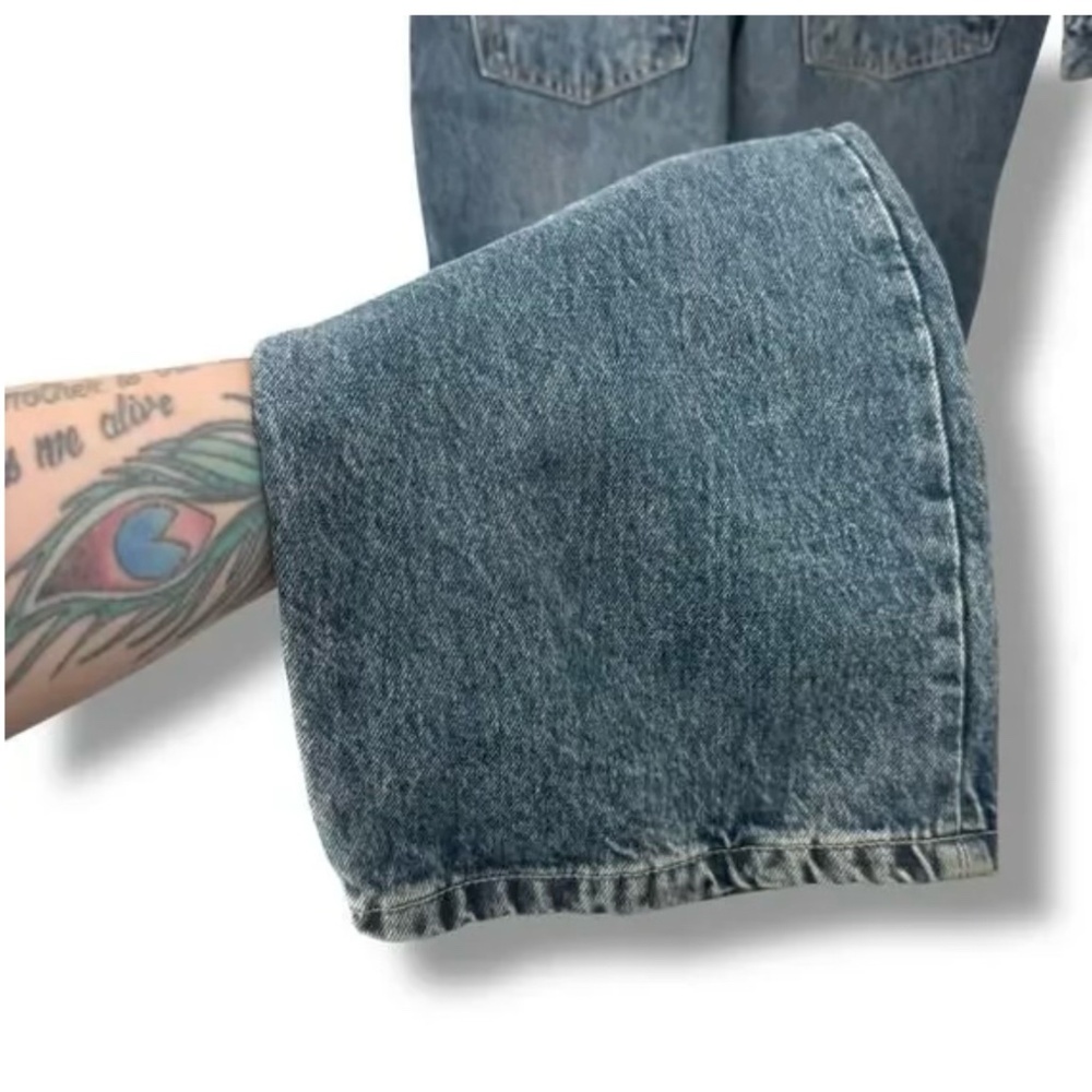 NEW Zara Jean Jumpsuit Size XS Cotton Blue Denim One Piece Outfit Boiler Suit - Picture 6 of 12